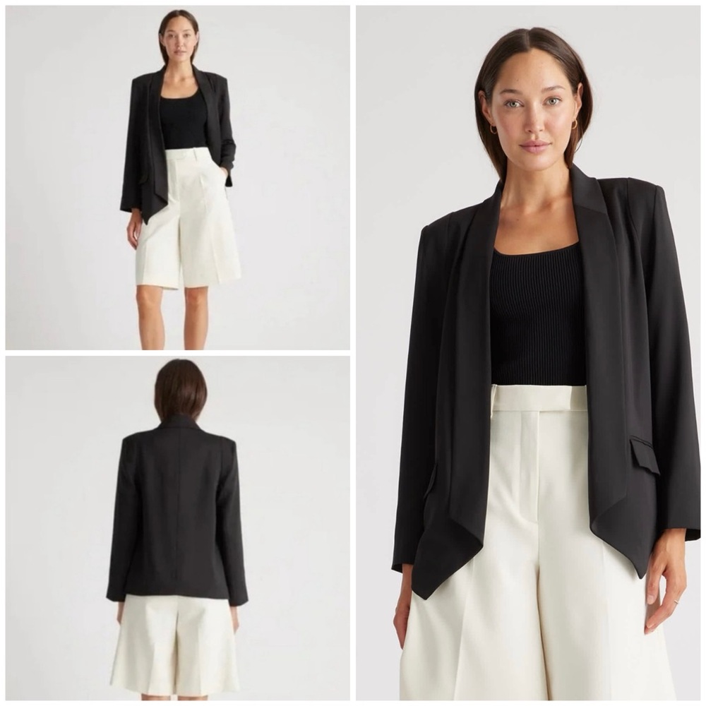 ⭐️closet closing 10/15⭐️Quince Stretch Crepe Open Blazer